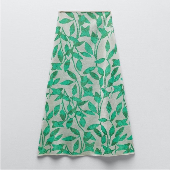 NWT Zara Knit Top and Midi Skirt Set - Picture 9 of 12